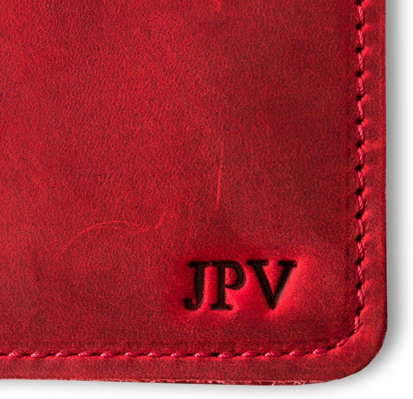 PEGAI Personalized Leather, Passport Holder For Travel | Handmade Passport Wallet Cover Case | Travel Document Holder, Passport Cover for Men, Women, and Family | Pike (Rose)