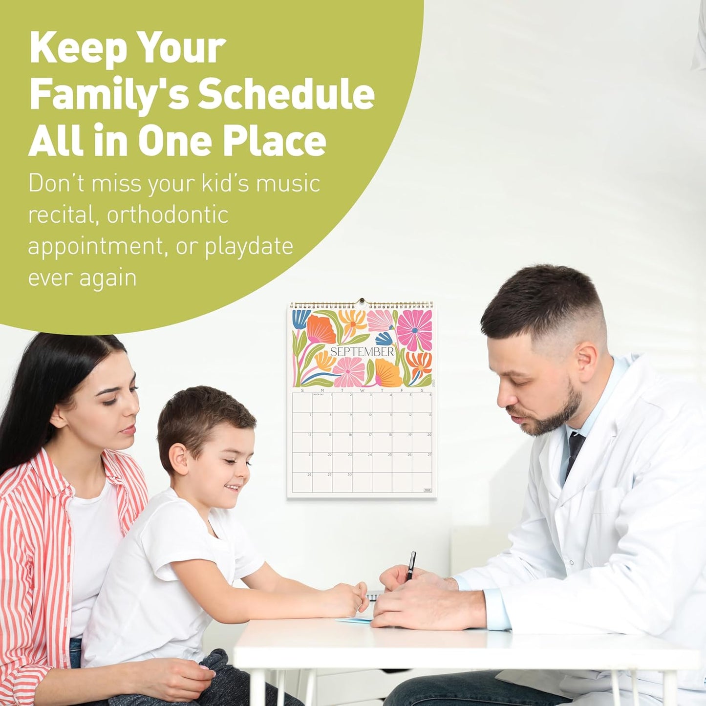 S&O Desert Garden Wall Calendar from July 2025-Dec 2026 - Tear-Off Monthly Calendar - 18 Month Academic Wall Planner - Hanging Organizer to Track Anniversaries & Appointments - 13.5"x10.5”in