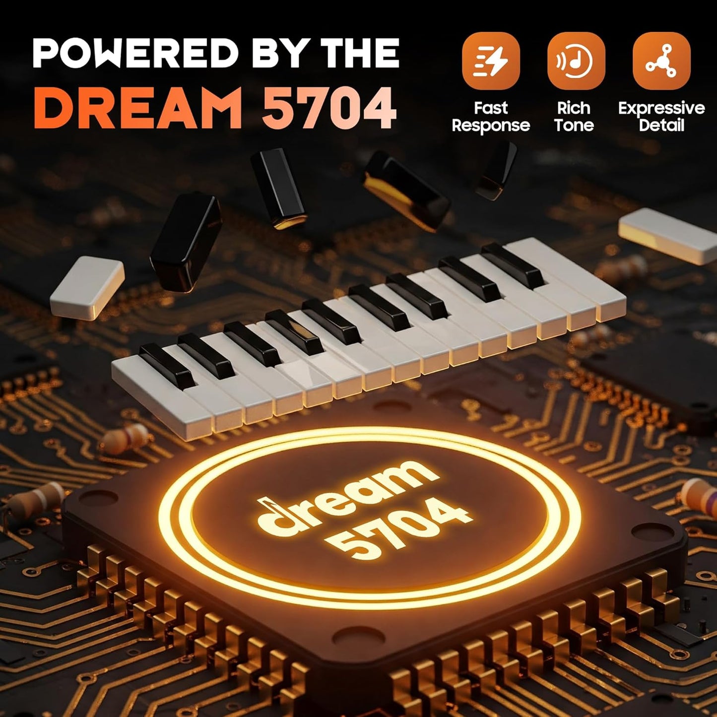 CAHAYA Digital Piano 88 Key - Full-size Weighted Electric Piano Wooden Body with 380 Sounds Triple Pedal for Beginners Supports USB-MIDI