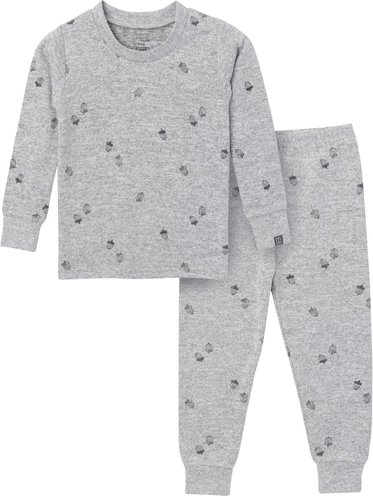 Modern Moments by Gerber Baby and Toddler Hacci Snug Fit 2-Piece Pajama Set