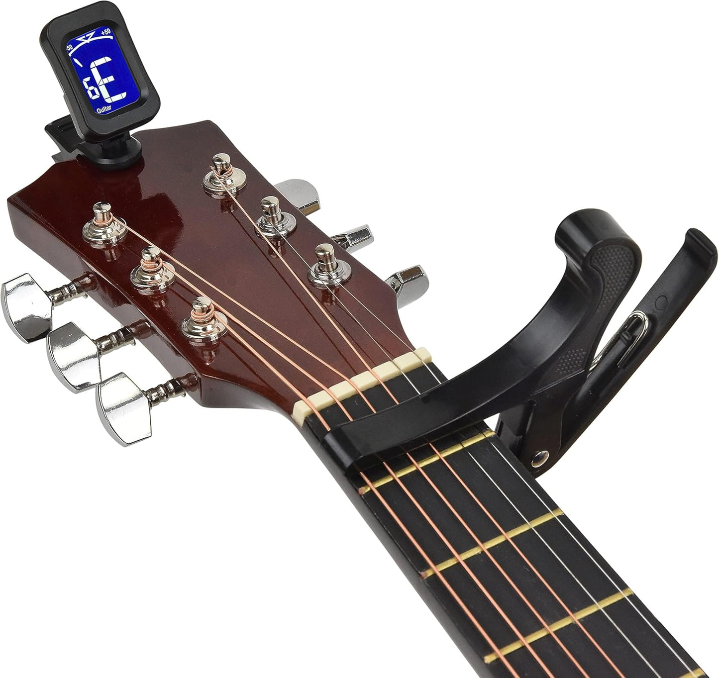 Classical Acoustic Guitar For Kids By MasterPlay- 30” Beginner Guitar For Learners- Accoustic String Starter Kit: Guitar Bag, Tuner, Strap, Extra Strings, Picks, Wash Cloth, Capo (sun)