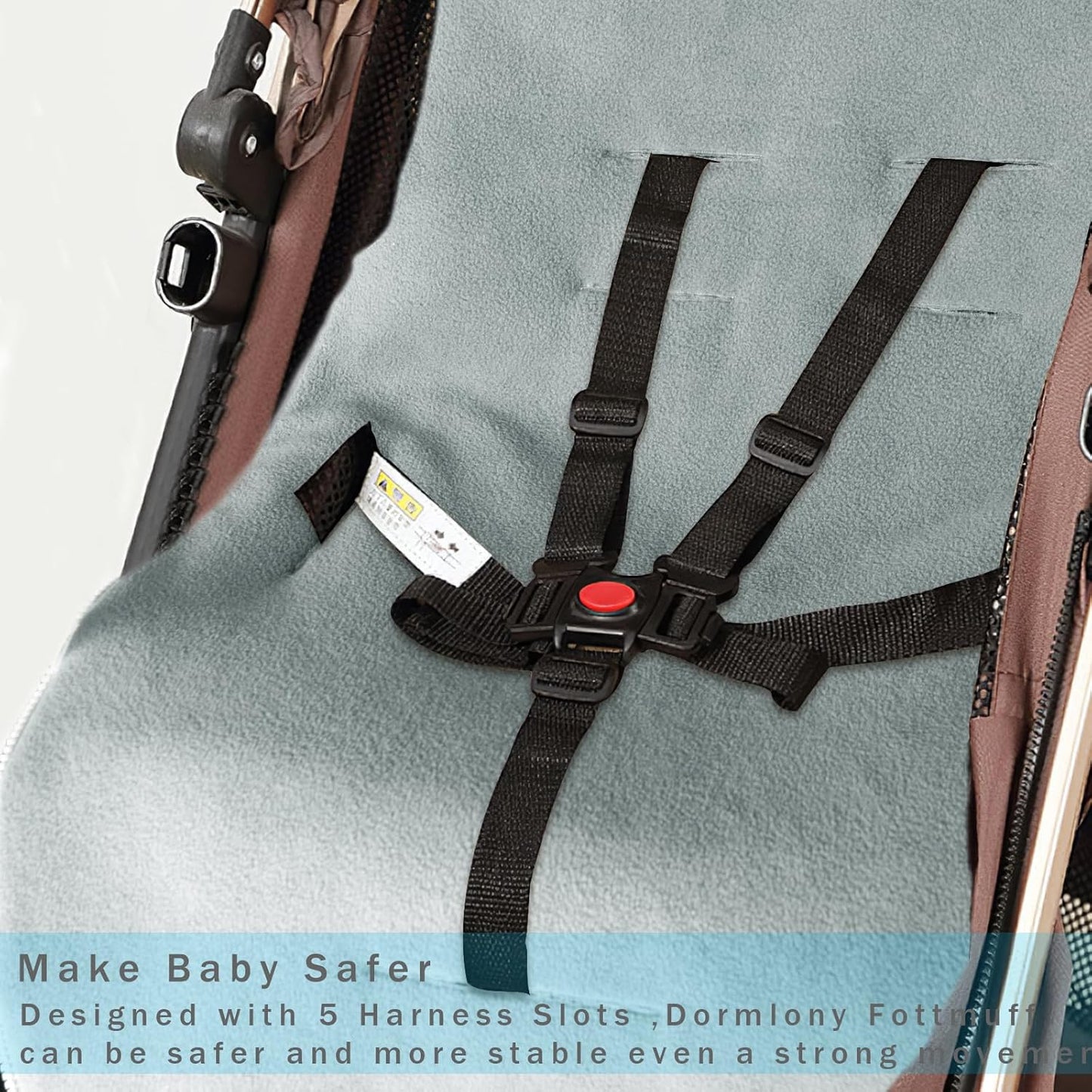 Stroller Cover for Winter, Universal Waterproof Baby Stroller Footmuff, Warm Bunting Sleeping Bag for Cold Weather(Rainbow)