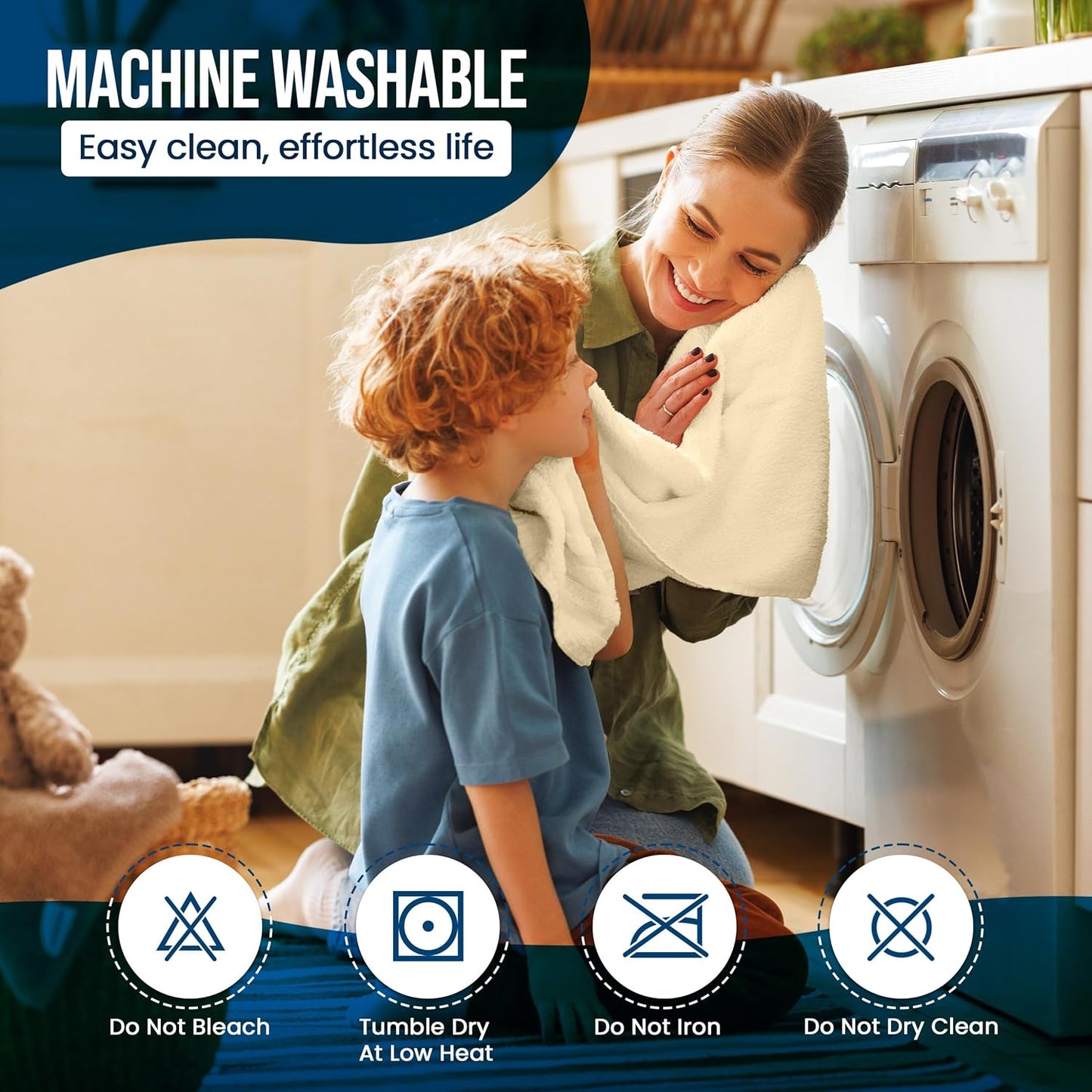 Utopia Bedding Waterproof Mattress Protector Queen Size, Premium Terry Mattress Cover 200 GSM, Breathable, Fitted Style with Stretchable Pockets (Beige)