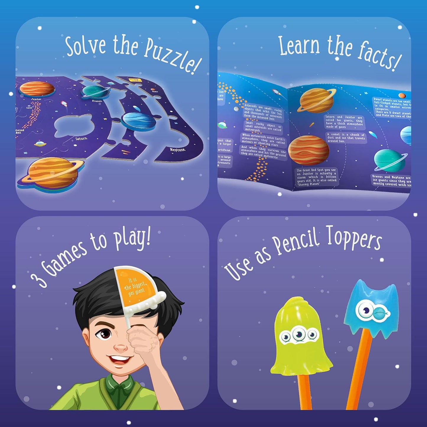 Imagimake Mapology Solar System for Kids | Educational Toys for Kids 5-7 | Space Toys | Puzzles for Kids Ages 4-8 | Planet Puzzles for Kids Ages 4-8 | Birthday and Christmas Gift for Boy & Girls