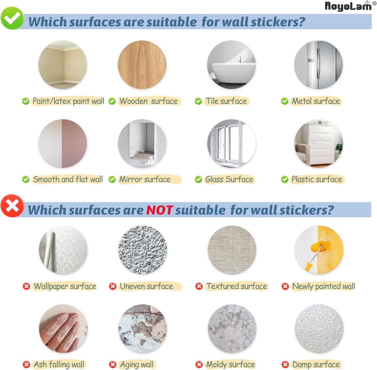 Cartoon Baby Elephant Wall Decals Removable Animal Vinyl Stickers for Nursery Bathroom and Kids Playroom Water Play Decor Peel and Stick Wall Art