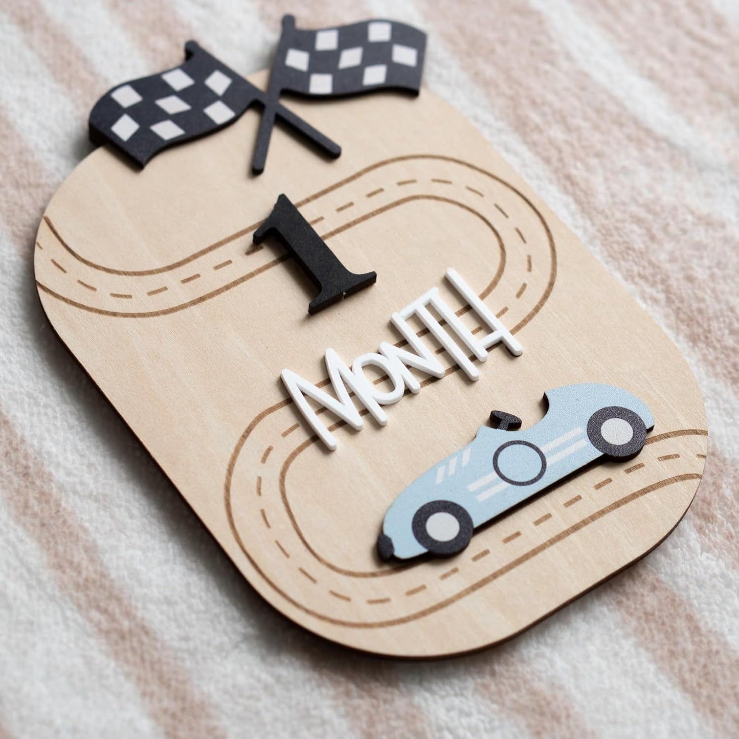 Baby Monthly Milestone Sign,1-12 Monthly Baby Milestone, Month Milestone Baby Boy, Baby Months Milestone, Newborn Photography Props Double-Sided (B15)