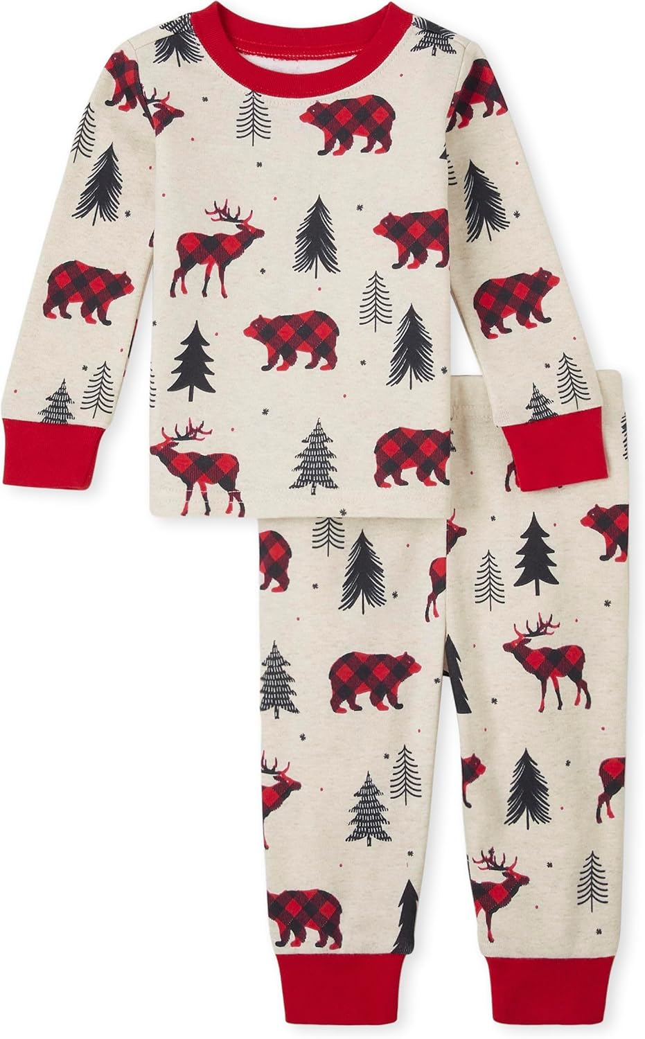 The Children’s Place Family Matching, Christmas and Holiday Pajama Sets, Cotton