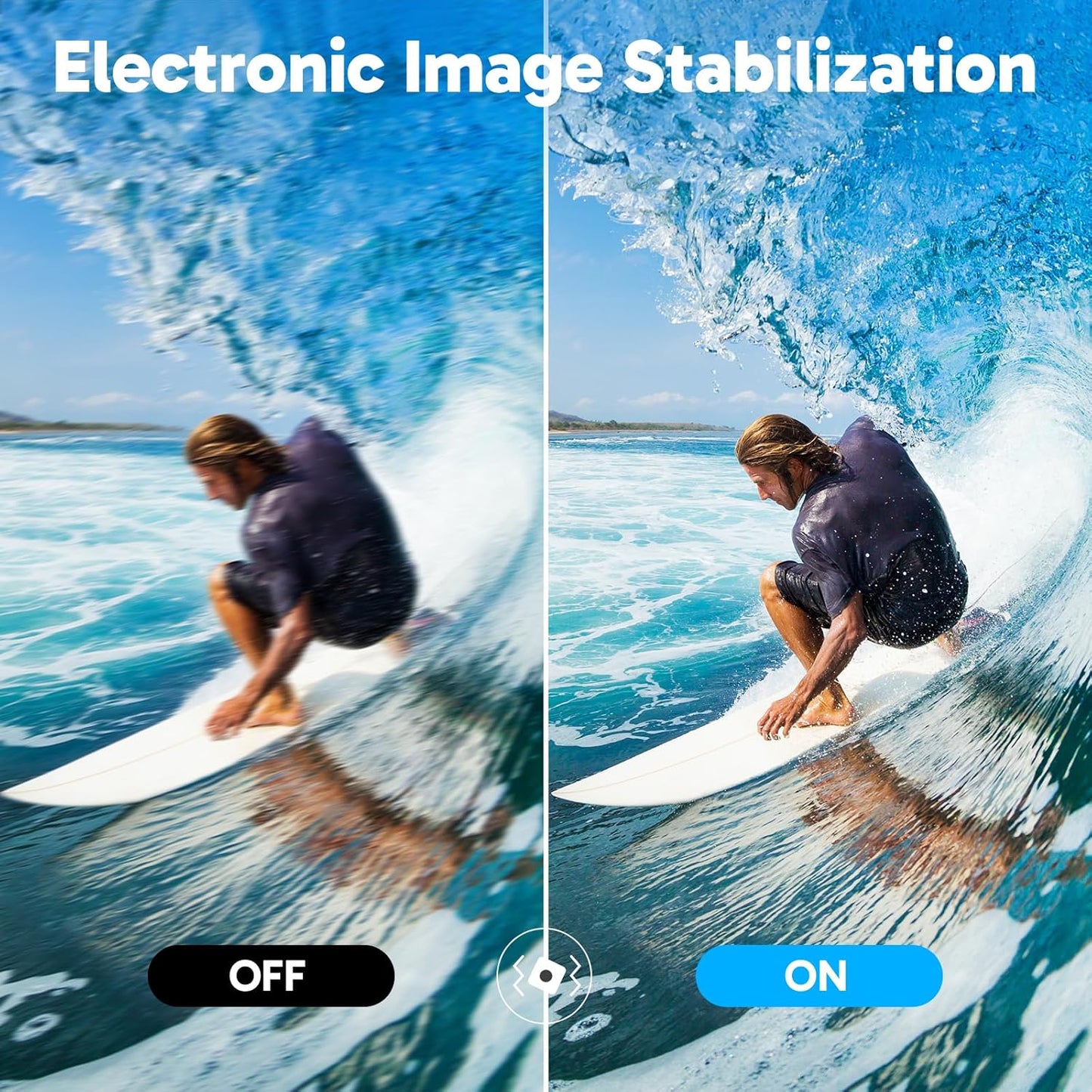 AKASO V50X Native 4K30fps WiFi Action Camera with EIS Touch Screen 4X Zoom 131 feet Waterproof Camera Support External Mic Remote Control with Helmet Accessories (with 64GB MicroSD Card)