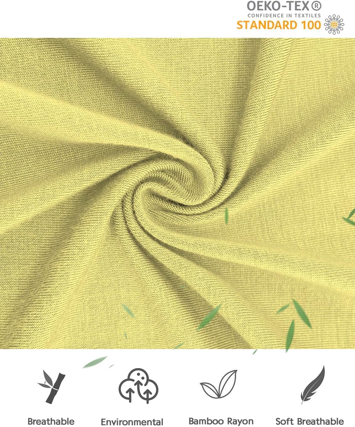 Jimonda Baby Romper Boys Girls Bamboo Pajamas 2-Way Zipper Footless Unisex Long Sleeve Sleepers Sleep and Play 0-24 Months