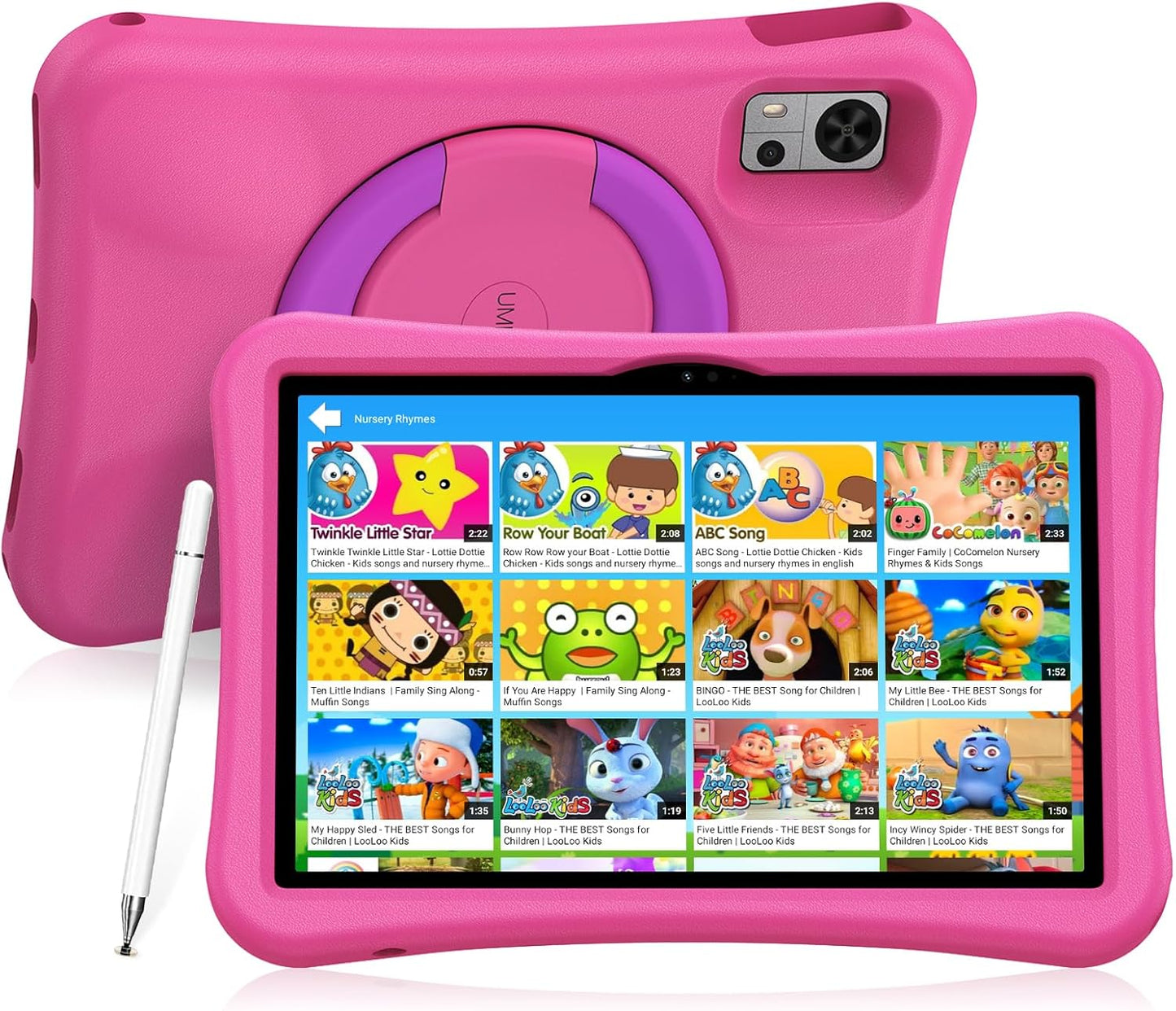 UMIDIGI G5 Tab Kids, Android 13 Tablet for Kids, 8(4+4) G+128G up to 1TB, Bluetooth, WIFI5, Parental Control, Dual Camera, TV Eye Bluelight Tablet, Dual SIM, Pink