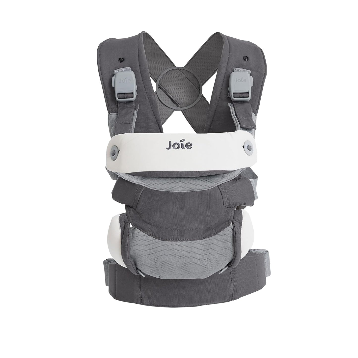 Joie Savvy lite 3-in-1 Baby Carrier – Lightweight, Ergonomic Baby Carrier with 3 Carry Positions, Padded Straps, and Lumbar Support (Cobblestone)