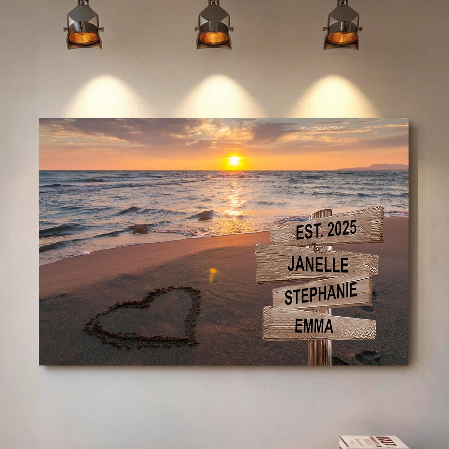 Personalized Gifts for Mom Family Names Street Custom Multi-Name Date of Birth Vintage Street Sign Happy Mothers Day Canvas Wall Art Best Christmas Gifts for Mommy from Daughter Son Children Kids #10