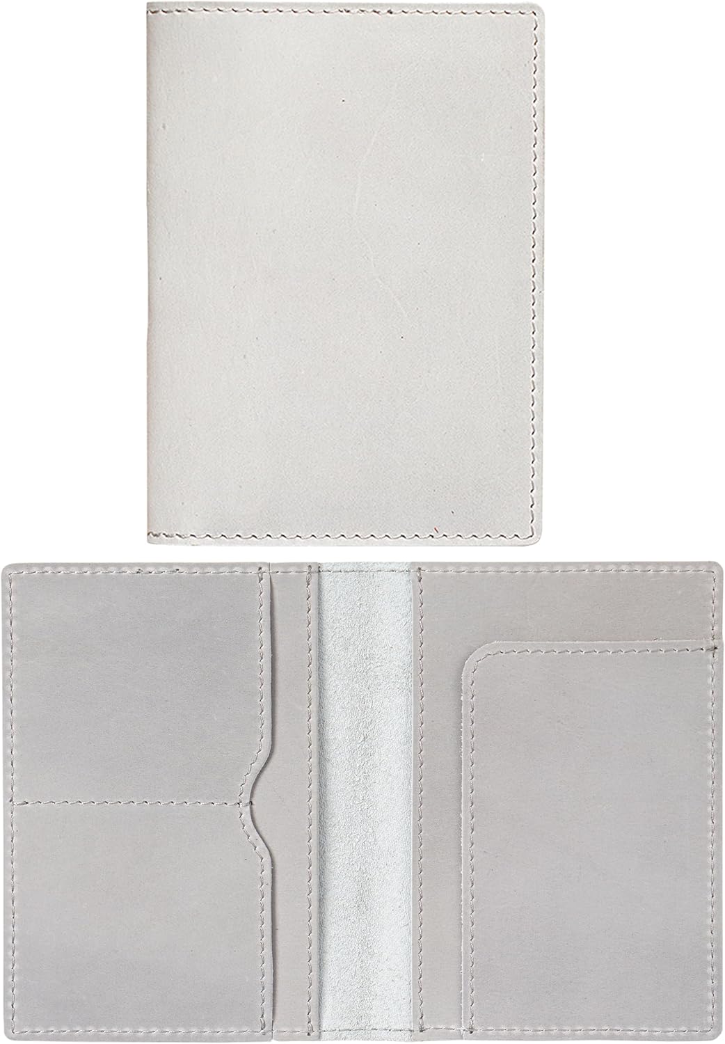 HIFA Leather Passport Holder, Handmade Passport Cover with Card and Ticket Slot - Genuine Leather, Elegant Design, Easy Access - Passport Case, Passport Wallet, Passport Holder