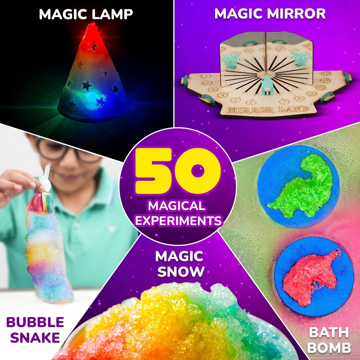 Smartivity Magic Science Kit for Kids Ages 4, 5, 6, 7, 8 Years | 50+ Amazing Science Experiments I Birthday Gifts for Boys & Girls | I Educational Toy for Kids Age 4-8 Years Old