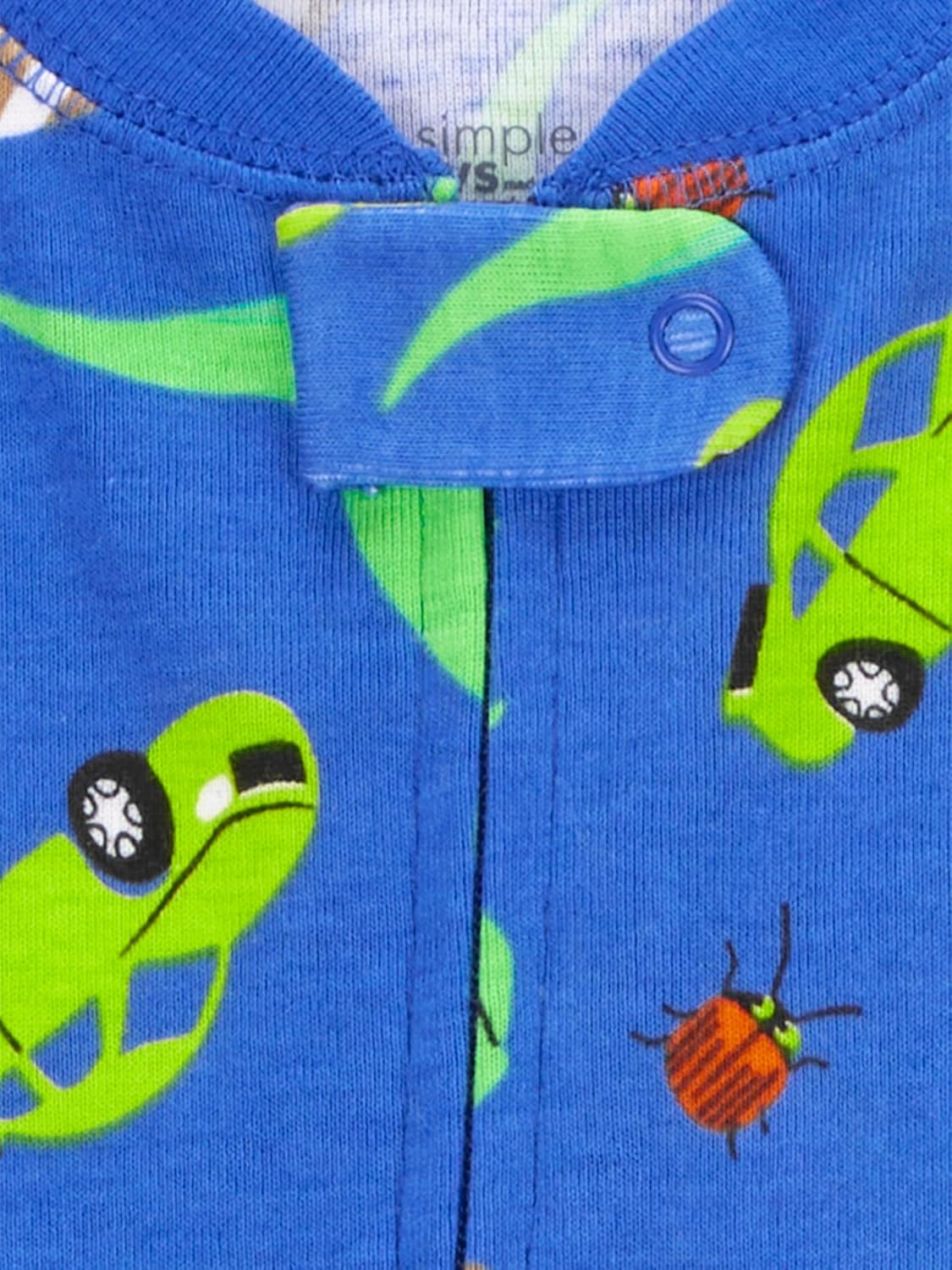 Simple Joys by Carter's Kids' 3-Pack Snug Fit Footless Cotton Pajamas