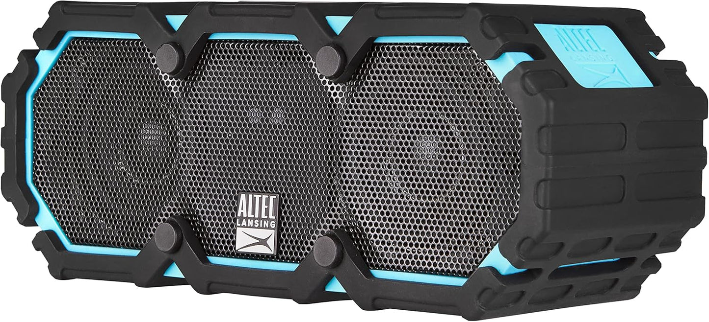 Altec Lansing LifeJacket 2 - Waterproof Bluetooth Speaker, Floating Portable Speaker for Travel & Outdoor Use, Deep Bass & Loud Sound, 30 Hour Playtime, 2.80 x 7.50 x 3.11 Inches