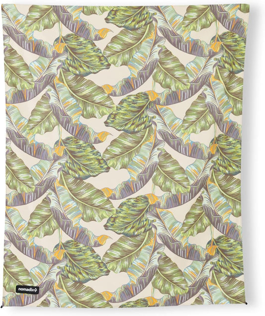 Nomadix Festival Blanket - Perfect for Picnics, Camping, & Lawn Seating - Plush Top & Water Resistant Base - Made with Post Consumer Recycled Materials - Banana Leaf Green - 60x70