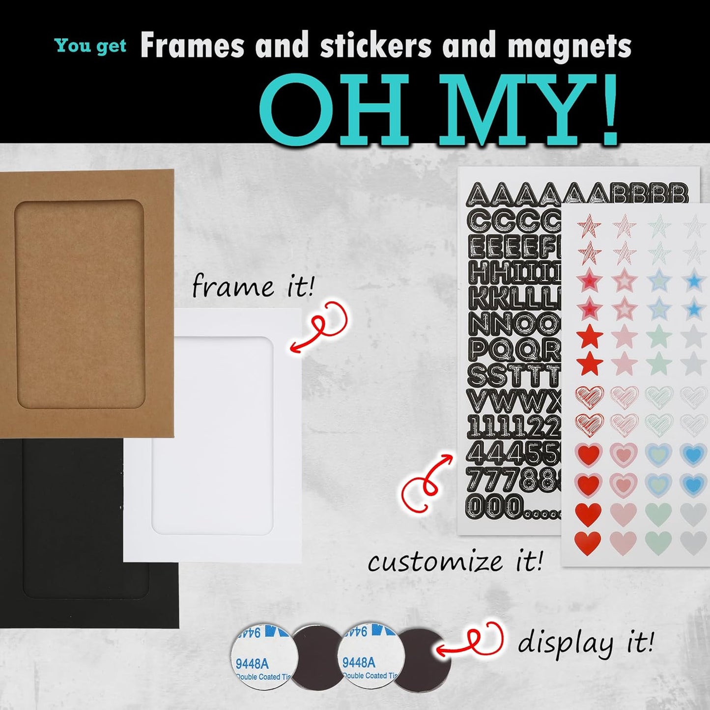 Baby Mushroom Pet Paw Ink Print Kit | Personalized Gift for Pet Lovers | Small Dog and Cat Memorial Keepsake with Clean-Touch Inkless Ink Pad & Picture Frames