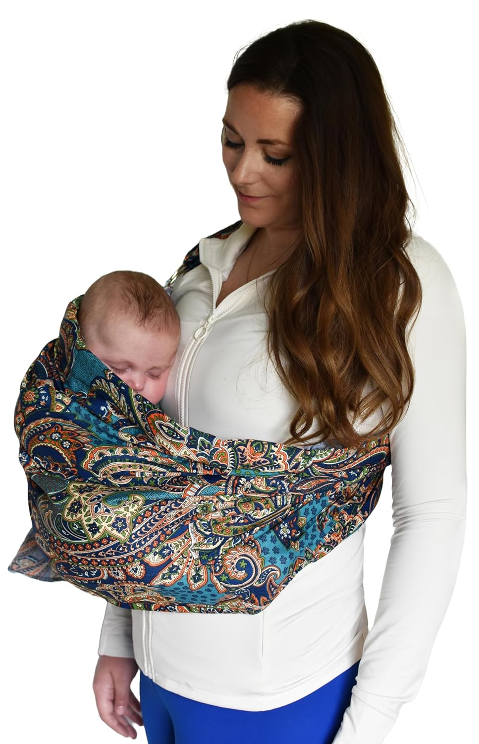 Lite-on-Shoulder Baby Sling Ergonomic, 100% Cotton, Adjustable Baby Carrier