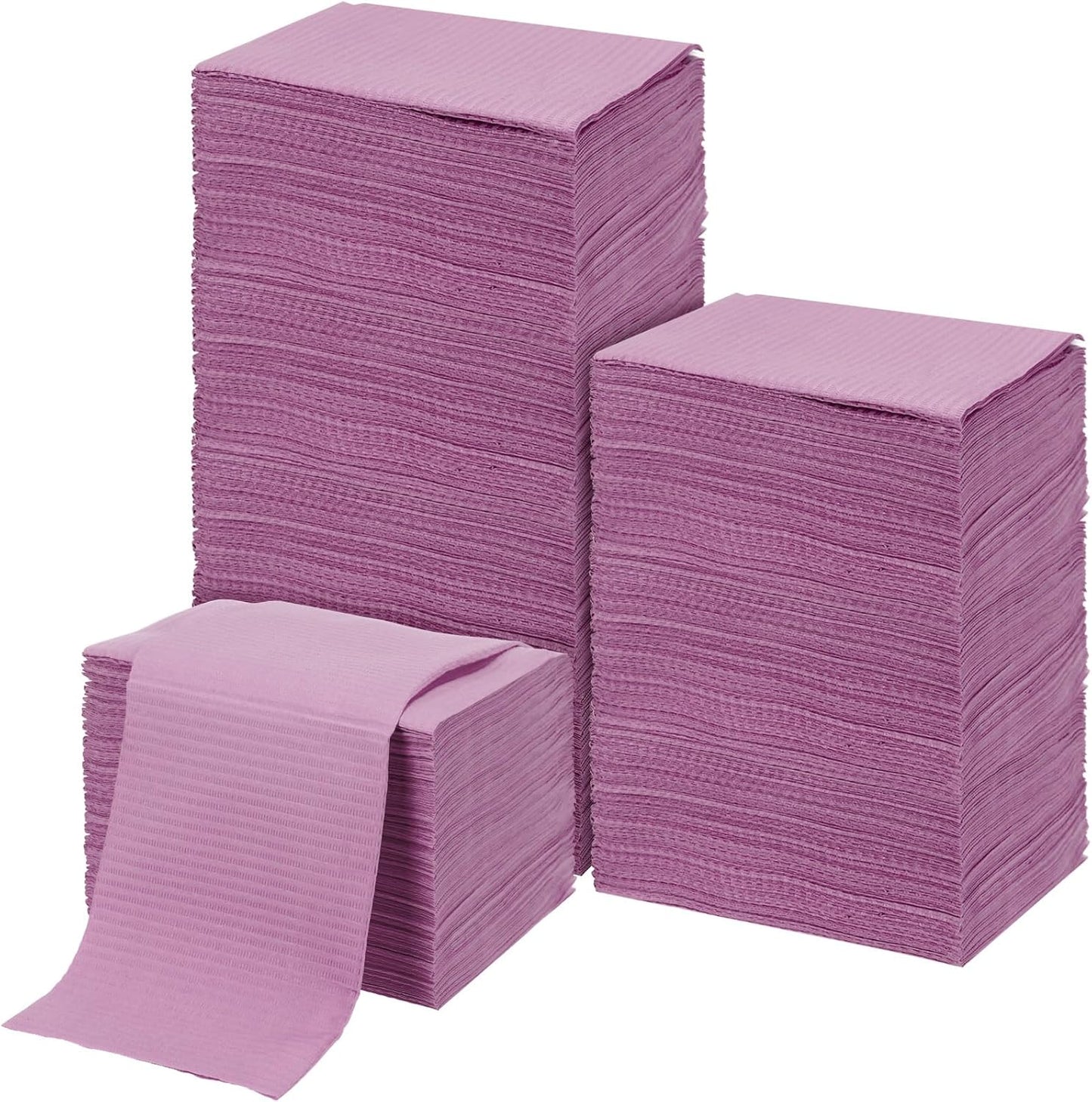 100pcs Disposable Changing Liner 2-ply Baby Changing Station Pad Disposable Changing Pads Diaper Changing Mat Portable Sanitary Liner Refills for Commercial Restrooms (Purple)