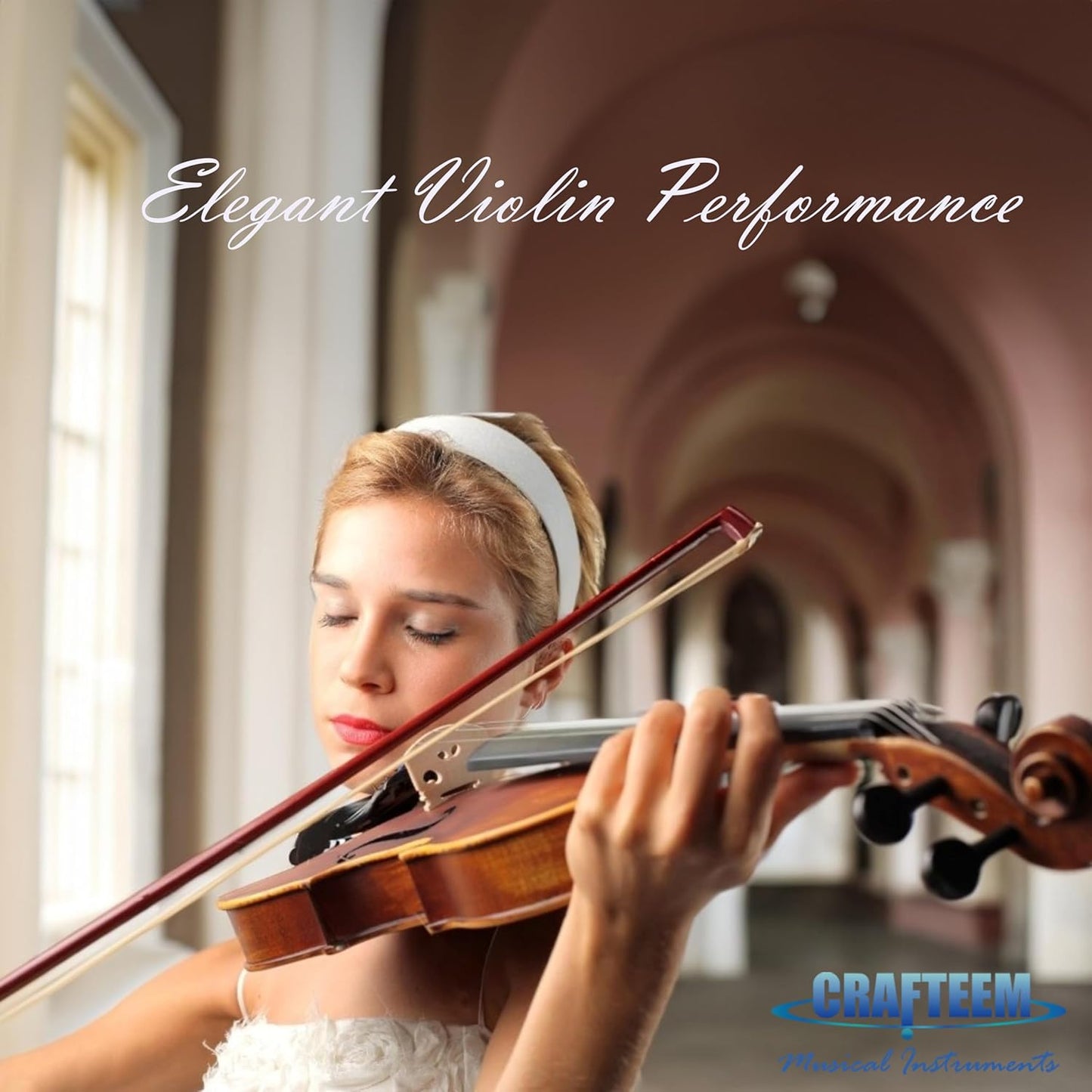 Handcrafted Premium Violin Outfit for Kids Beginner, Student, and Adults -Perfect Your Sound and Unlock Your Musical Potential with Confidence.(Matte Antique, 1/4)