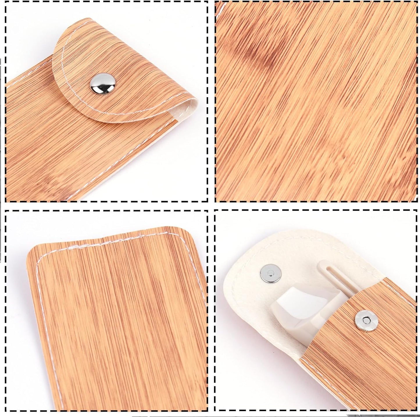 Recorder Instrument for Beginner Kids Adults,8-Hole Soprano Descant Recorder Music Flute with with Cleaning Rod & Leather Case For School Student Home Entertainment(2-Wood Beige)