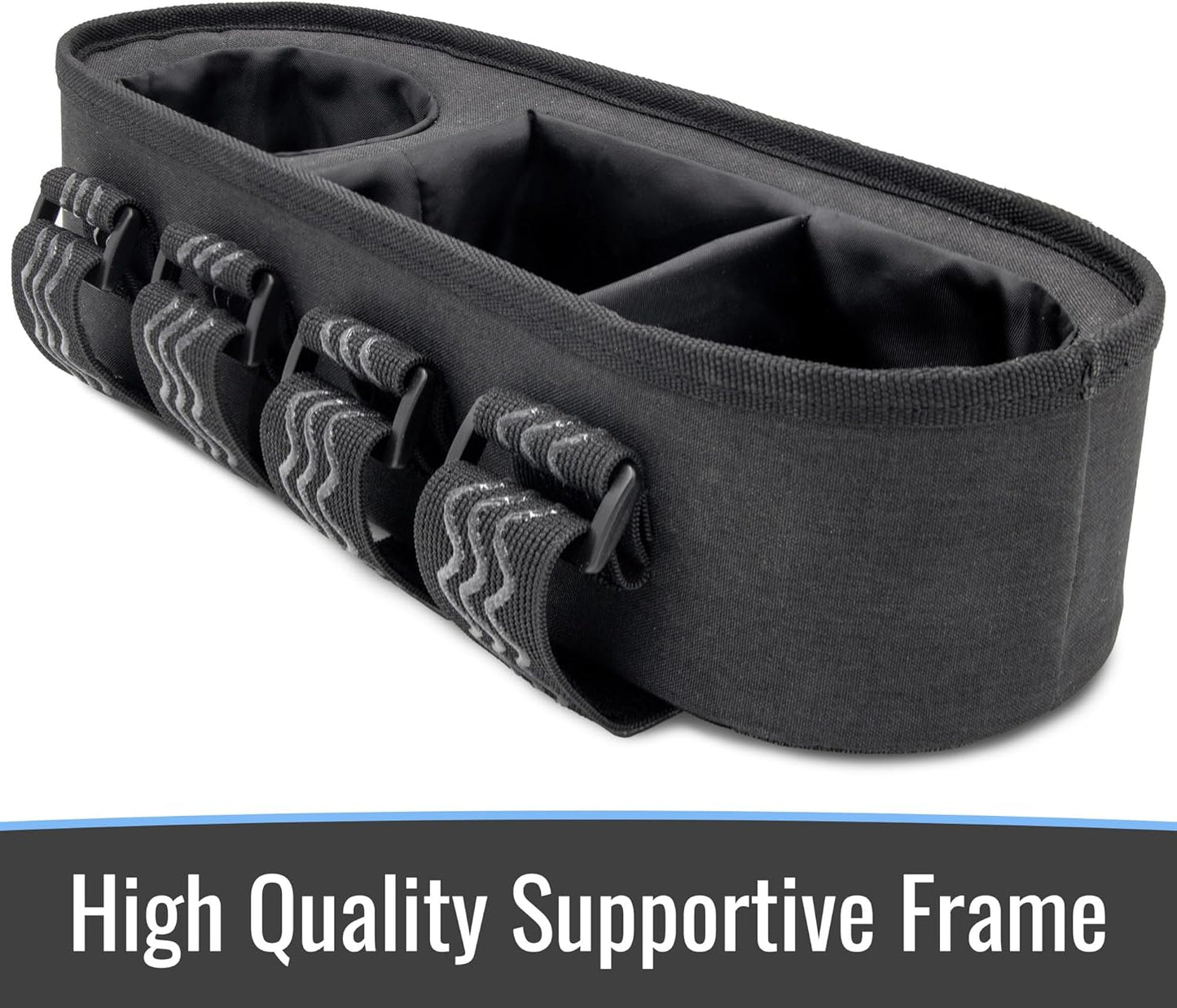 Habitat Universal Stroller Snack Tray with Insulated Cup Holder - Divided Compartment with Secure Non-Slip Straps | Stroller Snack Tray Attachment Fits Most Strollers