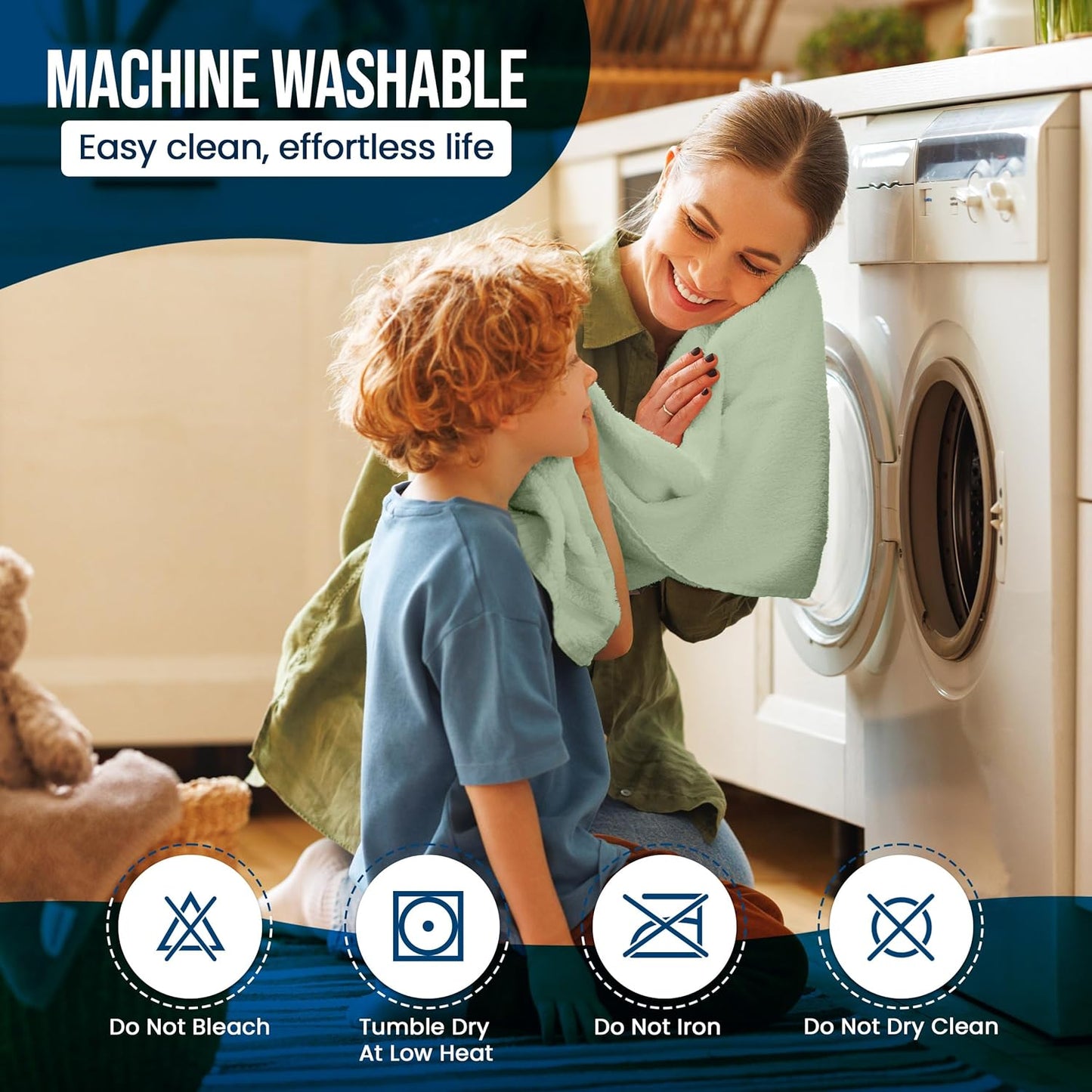 Utopia Bedding Waterproof Mattress Protector Queen Size, Premium Terry Mattress Cover 200 GSM, Breathable, Fitted Style with Stretchable Pockets (Sage)