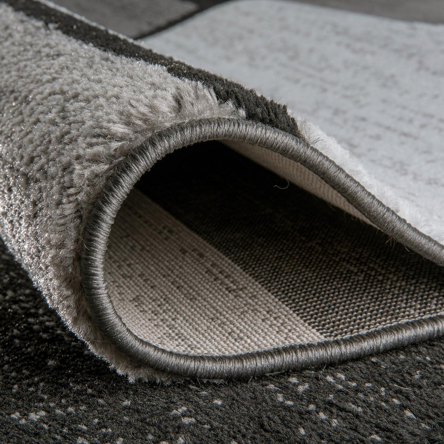 Rugshop Contemporary Modern Boxes for Home Office,Living Room,Bedroom,Kitchen Non Shedding Area Rug 12' x 15' Gray