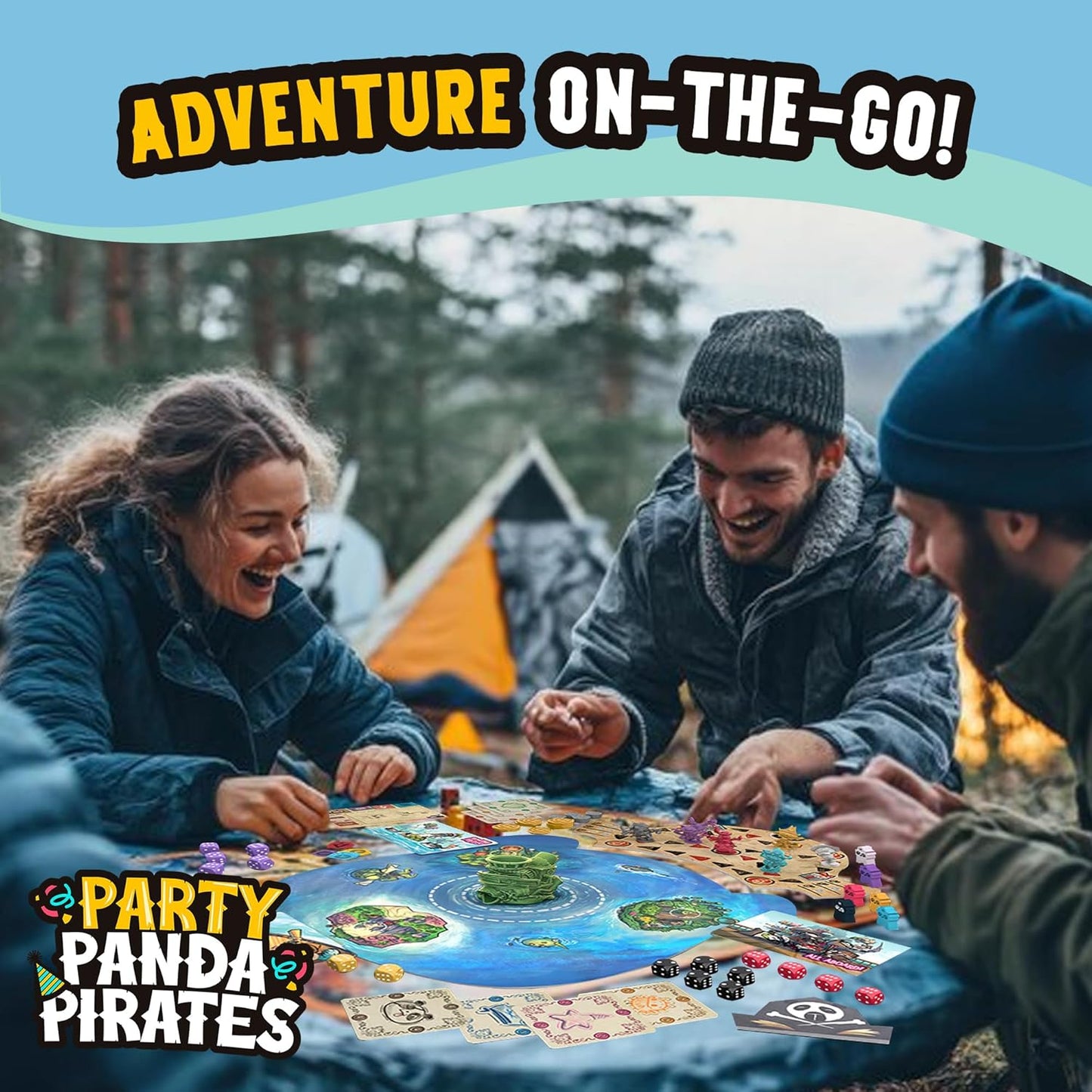 Party Panda Pirates – Toddler and Kids Games, Dice and Strategy Board Games for Adults, Treasure Hunt Toys for 8 Year Old Boys, 8 Year Old Boy Gift, Fun Family Game Night Adventure Play