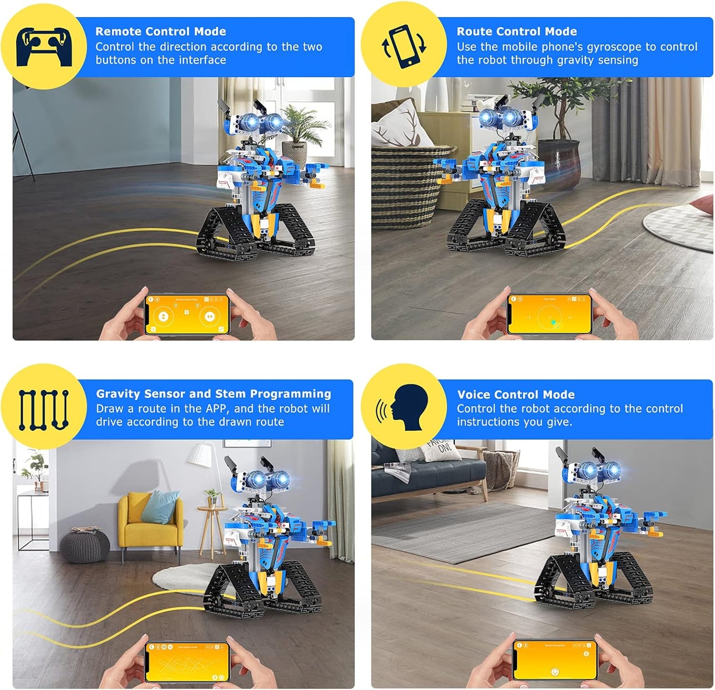 Robot Toys for 8-16 Year Old Boys Girls Kids with APP or Remote Control Science Programmable Building Block Kit, STEM Projects Educational Birthday Gifts