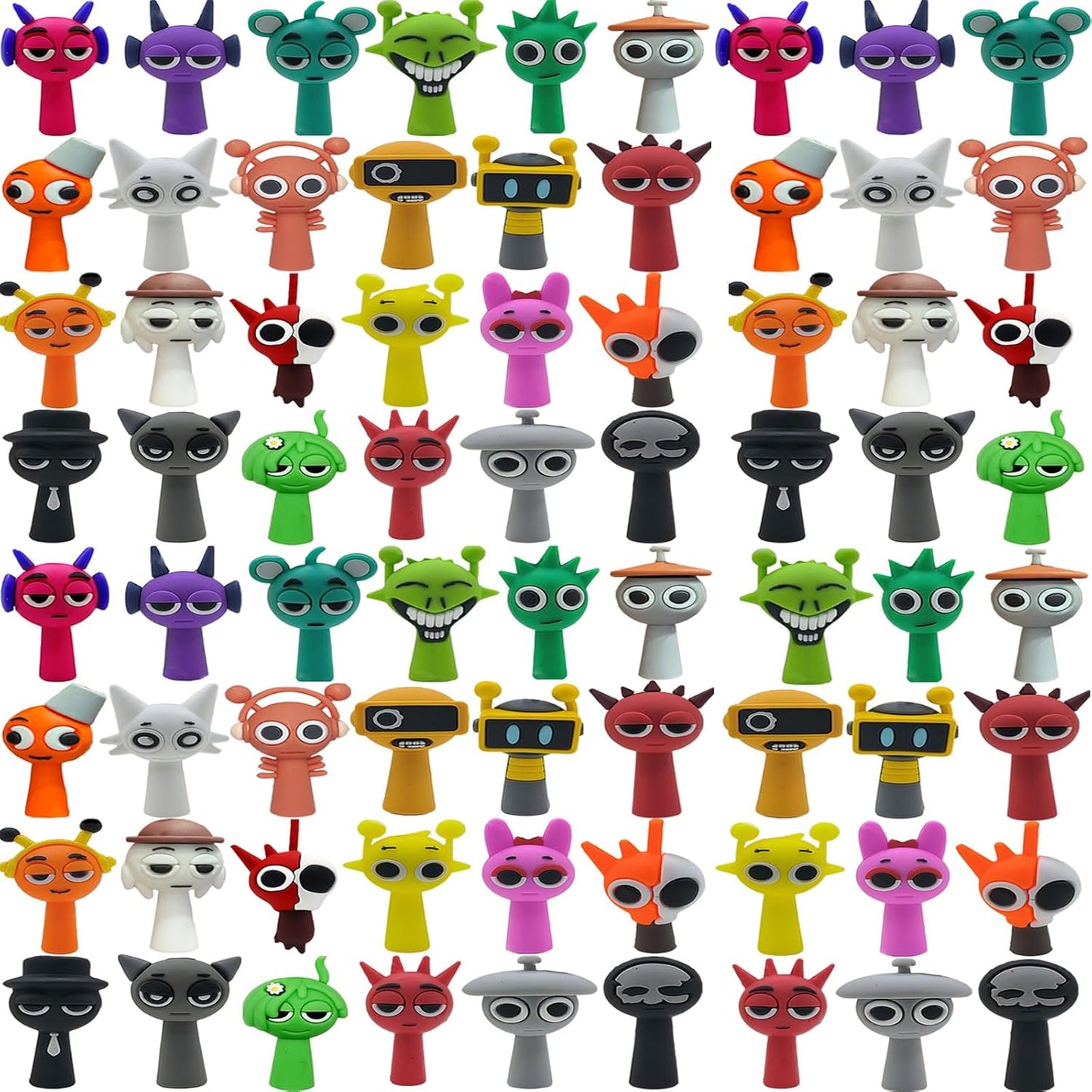 Action Figures Mystery Box,Mystery Box,Action Doll Collection Toys, Home Decorations, Birthday Gifts for Boys and Girls (72 Pcs)