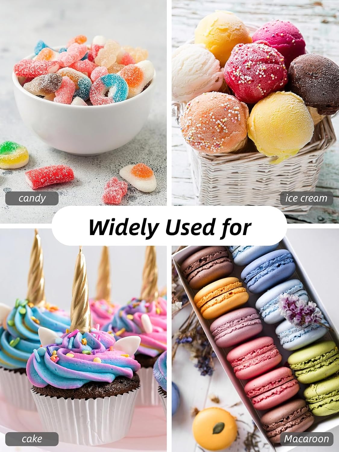 Food Coloring Liquid Set for Baking, Shanlinly 12 Color Food Grade Neon Easter Egg Dye Kit for Cake Decorating, Fondant, Frosting, Cookies, Christmas Baking - Tasteless, Vibrant - 0.25 Fl. oz/Bottles