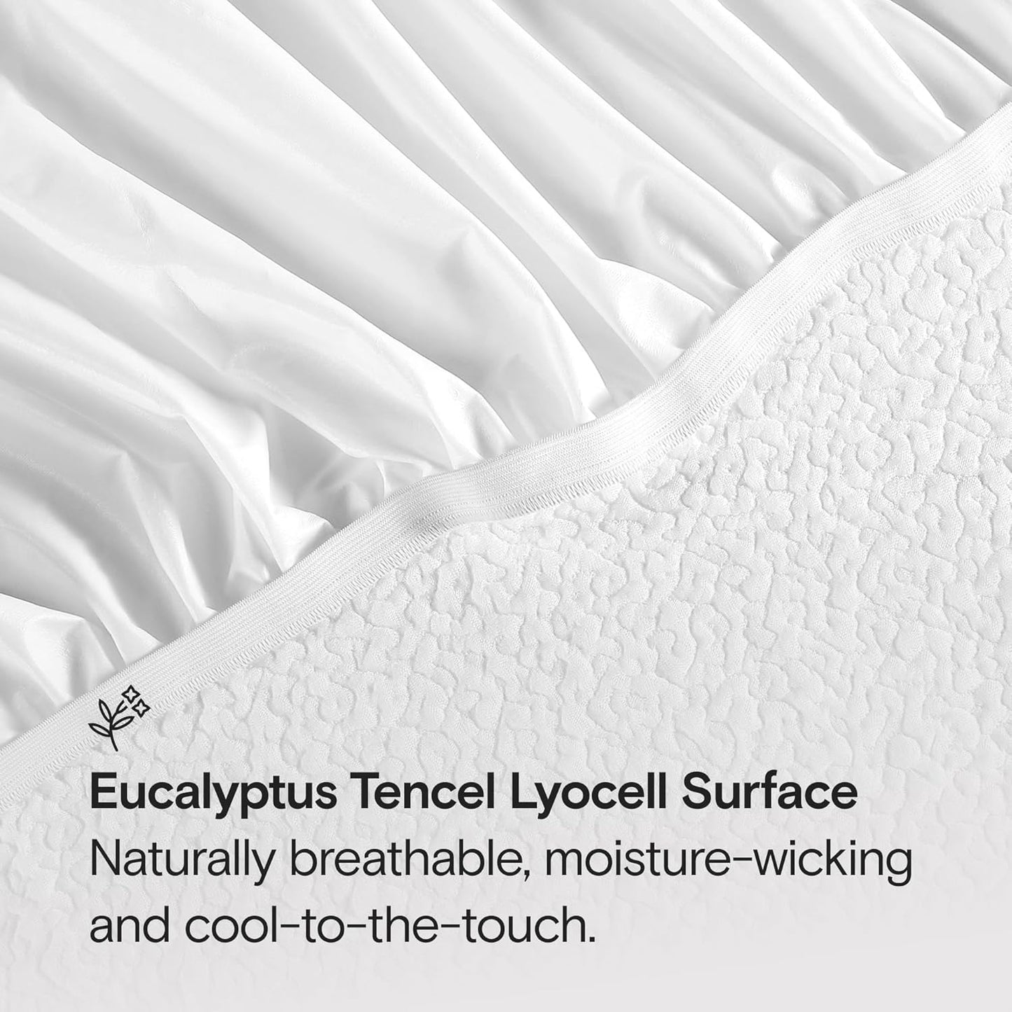 SIJO Mattress Protector, 100% Waterproof, Cooling, Ultra Soft, Noiseless, 16 inch Deep Pocket, Best Overall Mattress Protector Award Winner by Apartment Therapy (Twin XL)