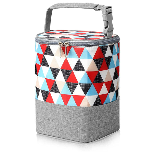 Accmor Breastmilk Cooler Bag, Baby Bottle Cooler Bags, Insulated Bottle Cooler Tote Bags On The Go, Fits 4 Large 8oz Bottles, for Nursing Mom Daycare Travel