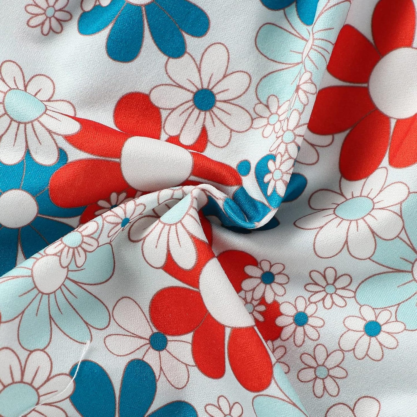 WZTYYDS Toddler Baby Girl Summer Clothes Floral Romper Tie-Up Strap Halter Jumpsuit Infant Summer Sling Playsuit 6M-3T