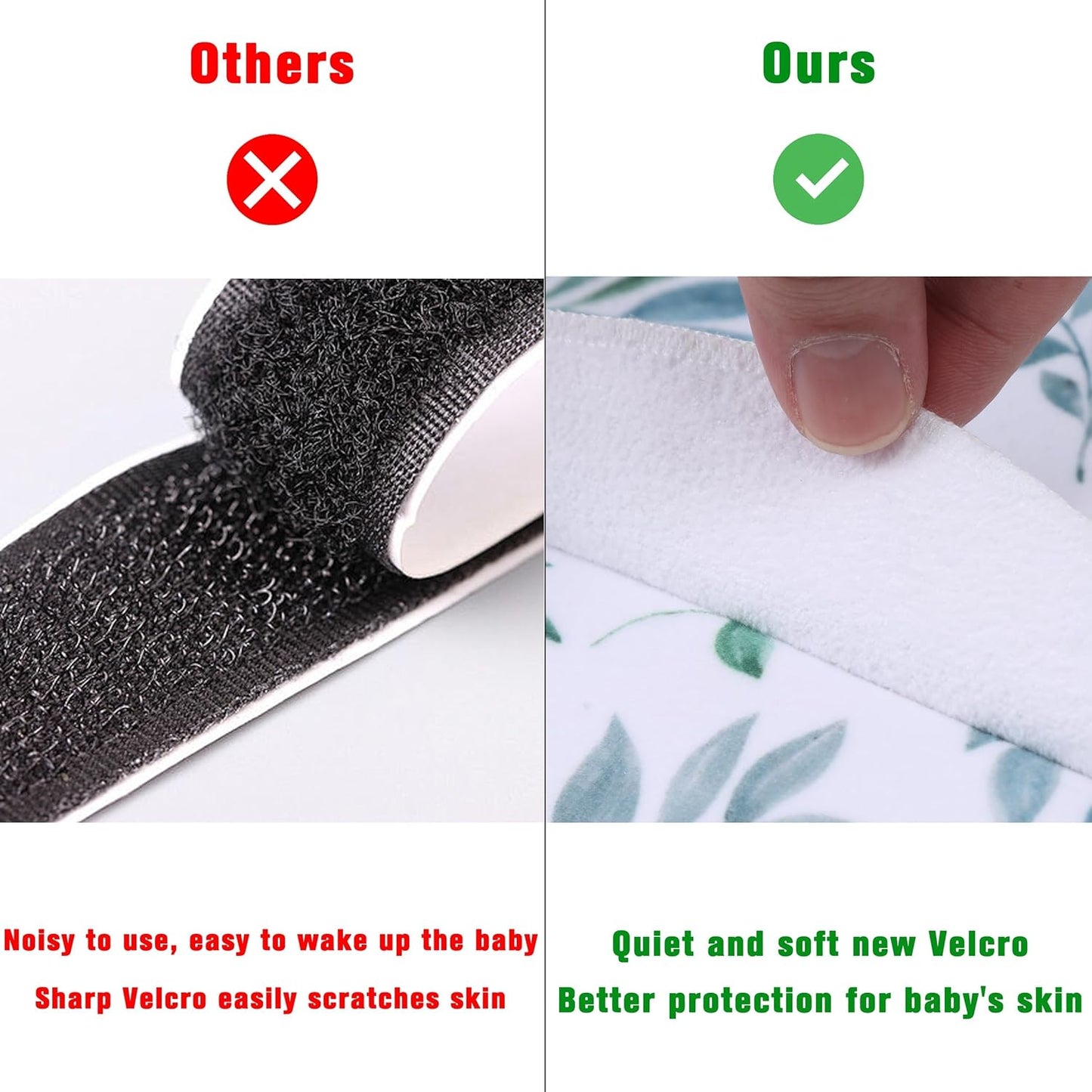 Newborn Sleep Sack Baby Swaddle,Swaddle me 0-3 Month,3-Way Adjustable Wearable Blanket,100% Rayon Cotton Swaddling Sleeping Bag，TOG 0.5 (Leaf, 0-3 Months)