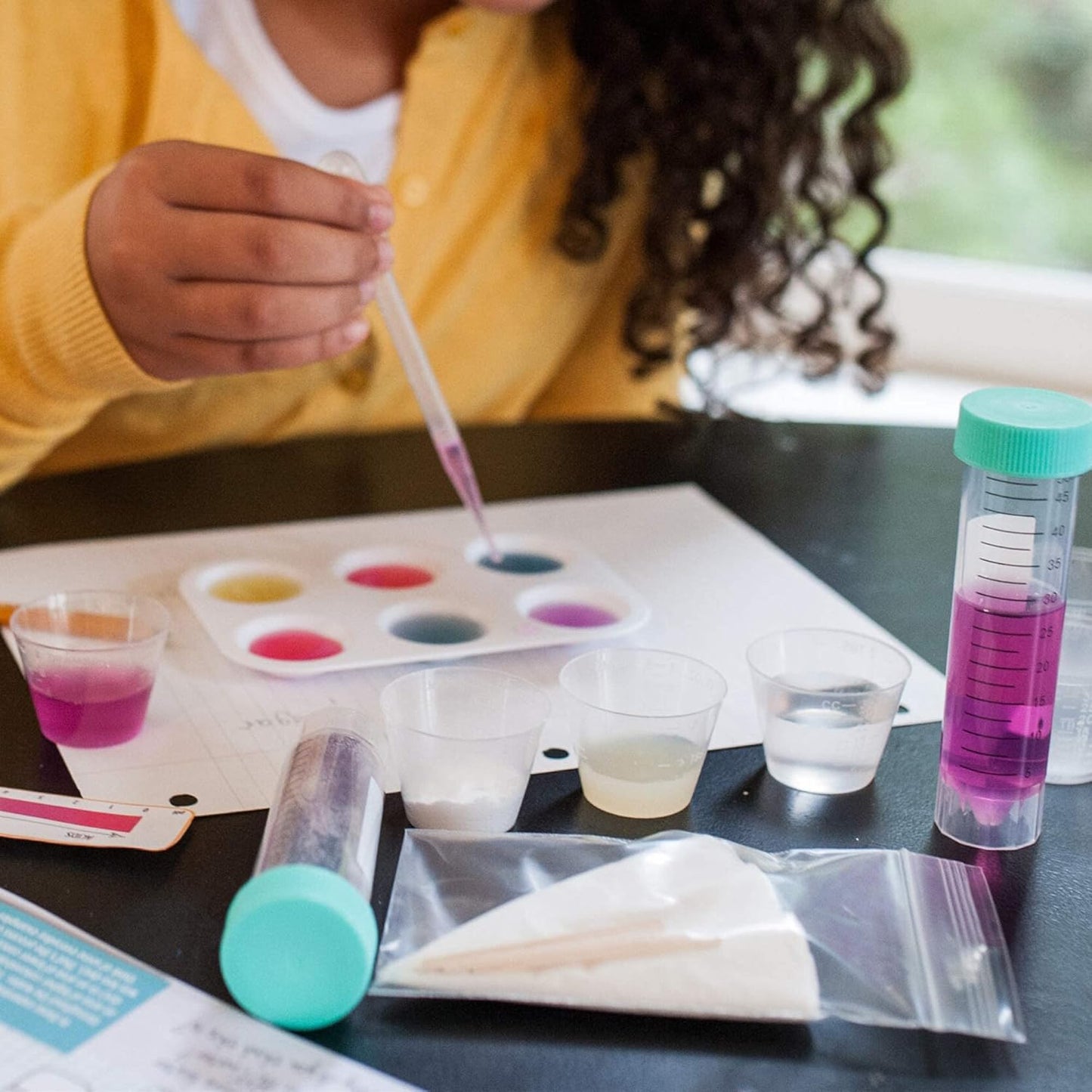 Kids pH Science Kit - Acids & Bases Buddy Pack with 2 Lab Notebooks & Safety Goggles - STEM Experiments for Ages 8-12