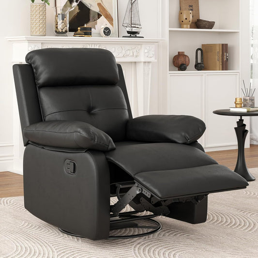 Small Rocker Swivel Recliner Chair for Adults Women for Small Spaces, Bedroom, Living Room
