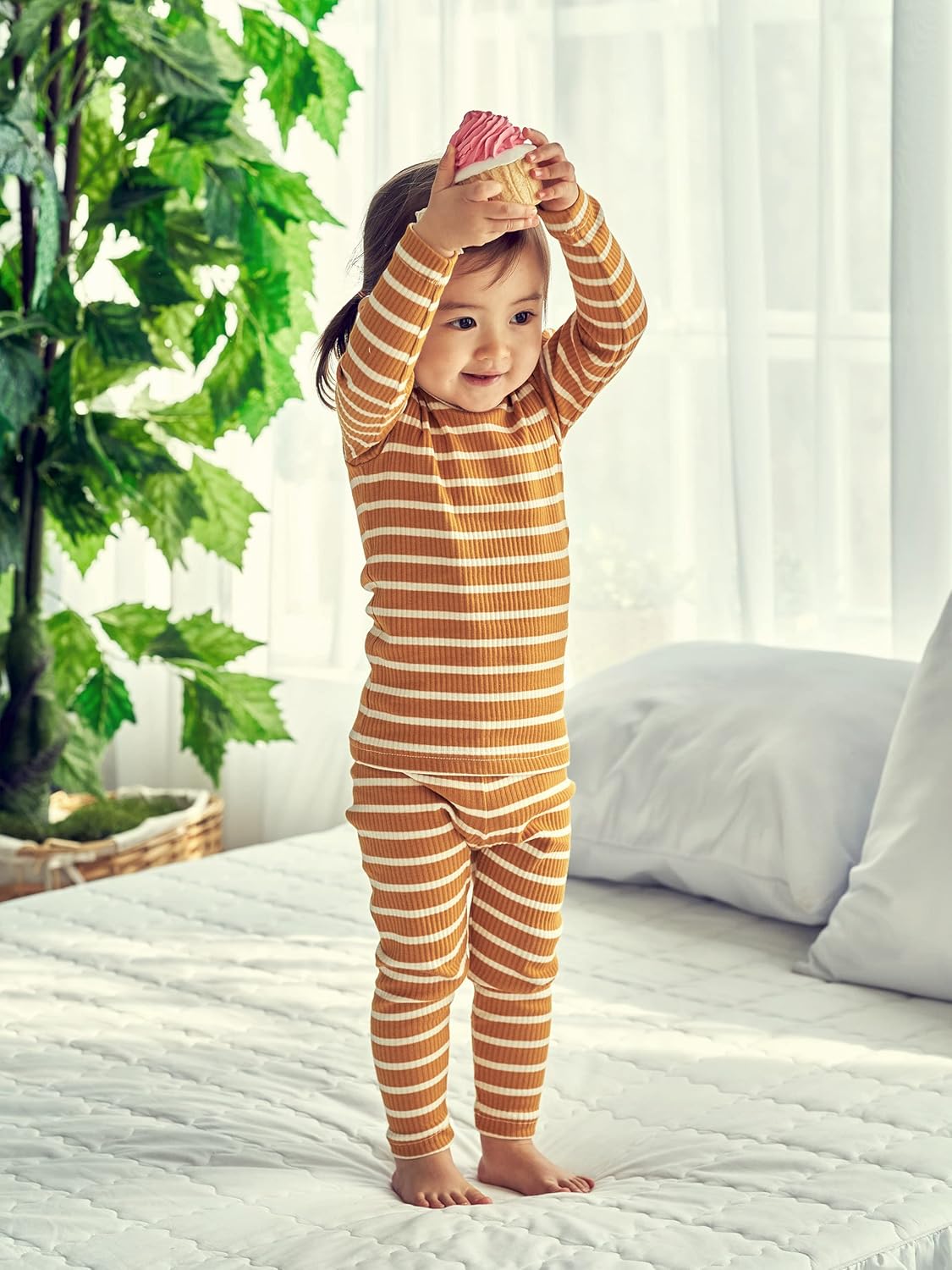 AVAUMA Baby Boys Girls Pajama Set 6M-7T Kids Cute Toddler Snug fit Pjs Cotton Sleepwear