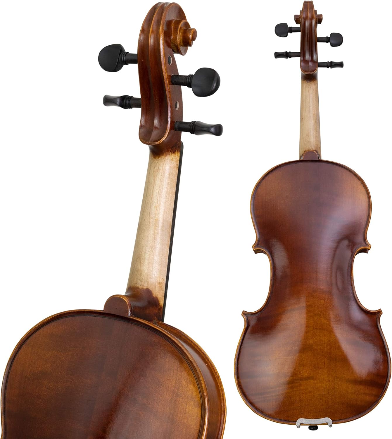 Kennedy Violins Louis Carpini G2 Violin Outfit 1/2 Size - Carrying Case and Accessories Included - Solid Maple Wood and Ebony Fittings