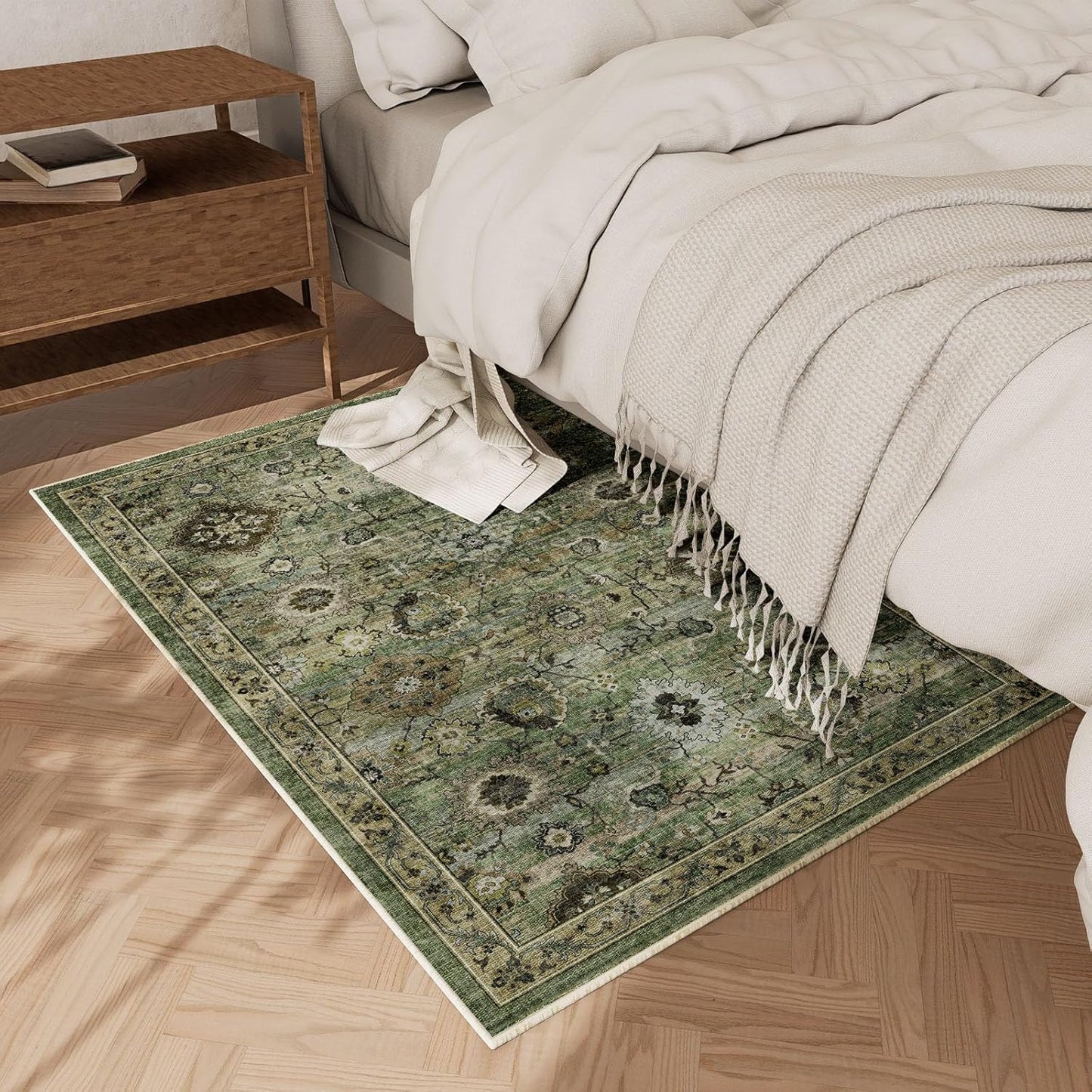 Machine Washable Small Rugs for Kitchen: Door Mat Indoor Entrance 2x3 Throw Rug Stain Resistant Non-Slip Low Pile Soft Carpets for Entryway Front Door Indoor Entrance Entry Bedroom