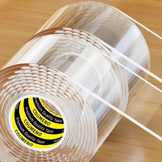 2Pack Baby Clear Edge Protector, 1.18in X 9.84FT, Child Protection Desk Corner Anti-Bump Home Wrap Invisible, Anti-Sharp Edge Protect