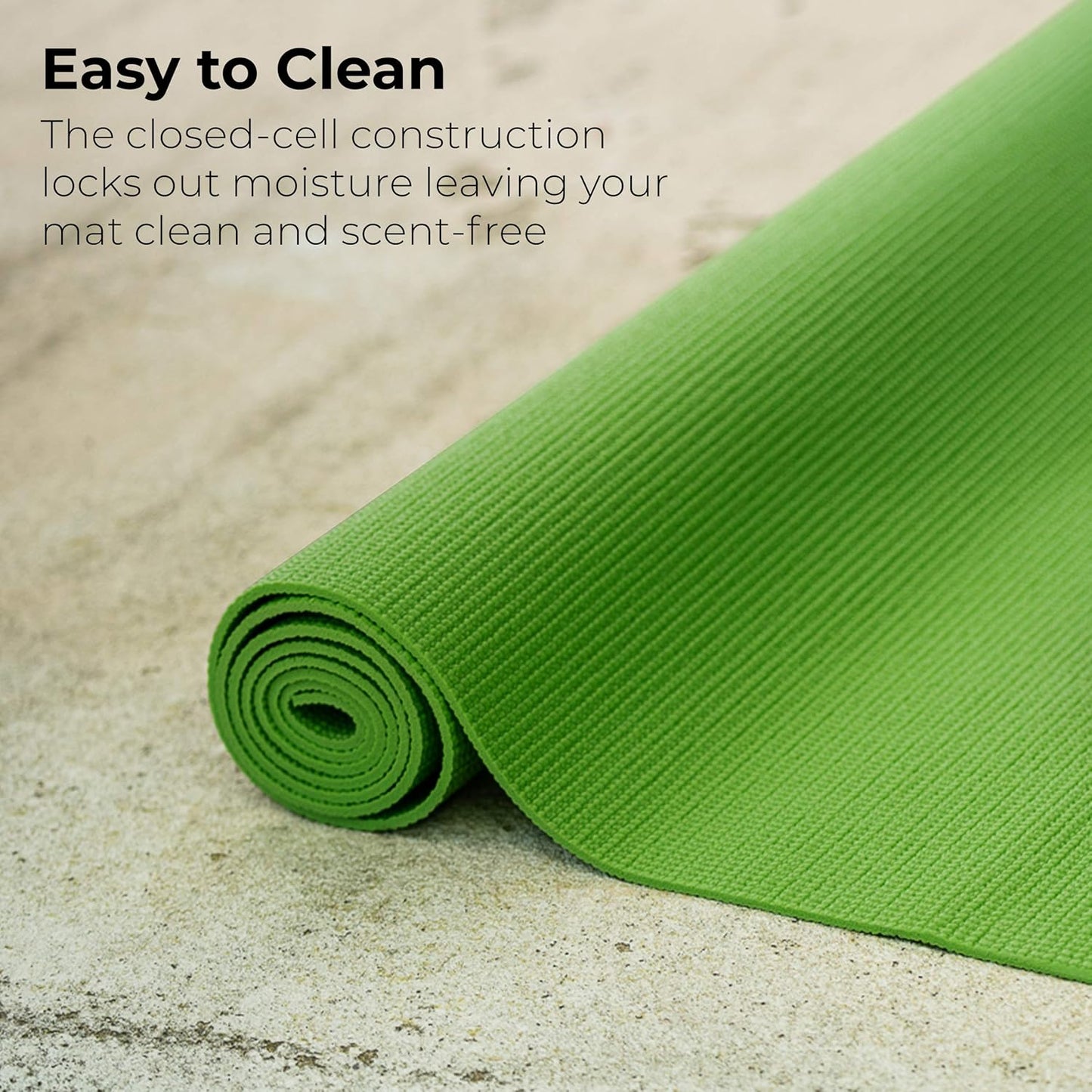 Hello Fit 10-Pack Yoga Mat, 68" x 24" Non Slip Exercise Mat, 4mm Thick Gym Mat for Fitness and Stretching, Bulk Non Toxic Yoga Mats for Schools and Studios