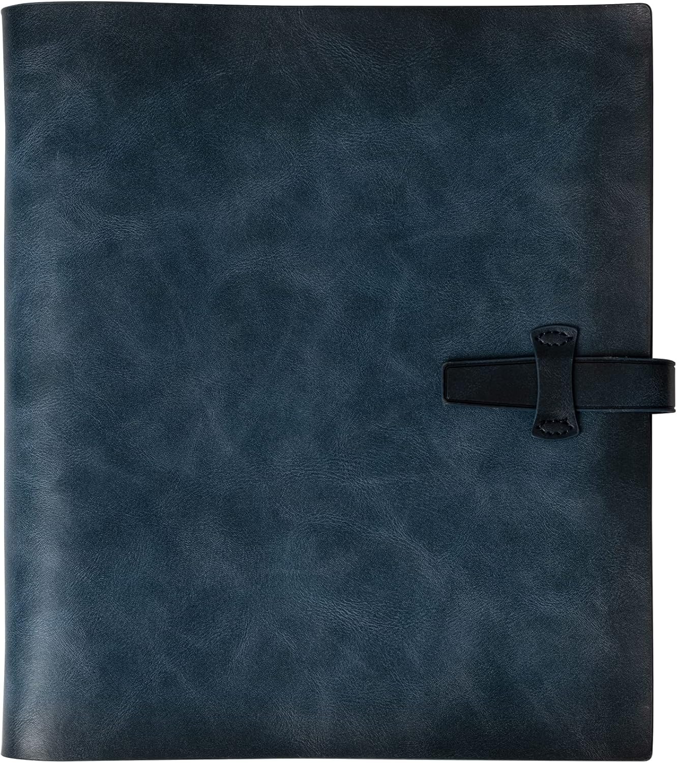 Photo Album 4x6 200 Photos, Genuine Leather Photo Albums with Writing Space with 30 Writing Paper, Travel Family Wedding Kids Graduation Ultrasound Baby Picture Album Scrapbook Photo Album（Blue）