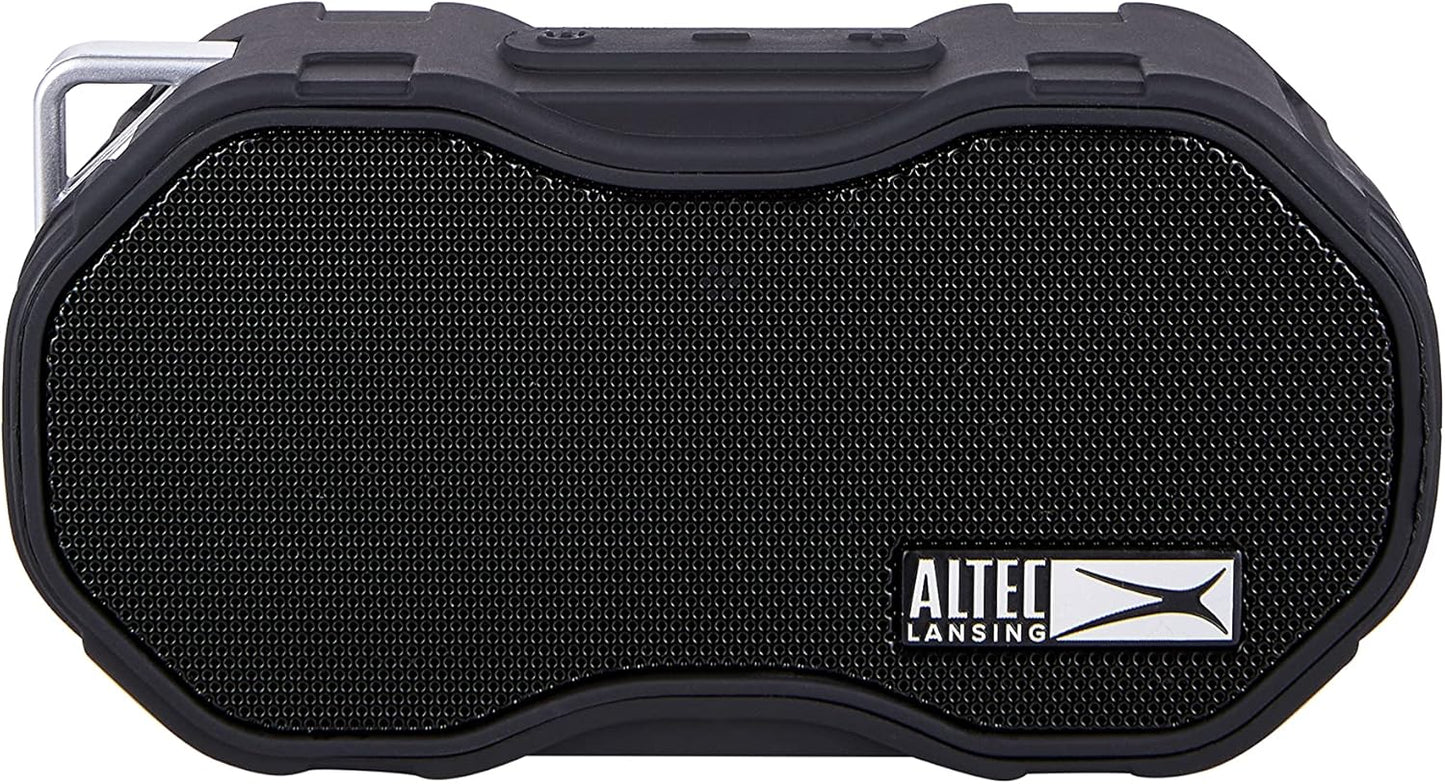 Altec Lansing Baby Boom XL - Waterproof Bluetooth Speaker, Wireless & Portable for Travel & Outdoor Use, Deep Bass & Loud Sound, 1 Pack, Black