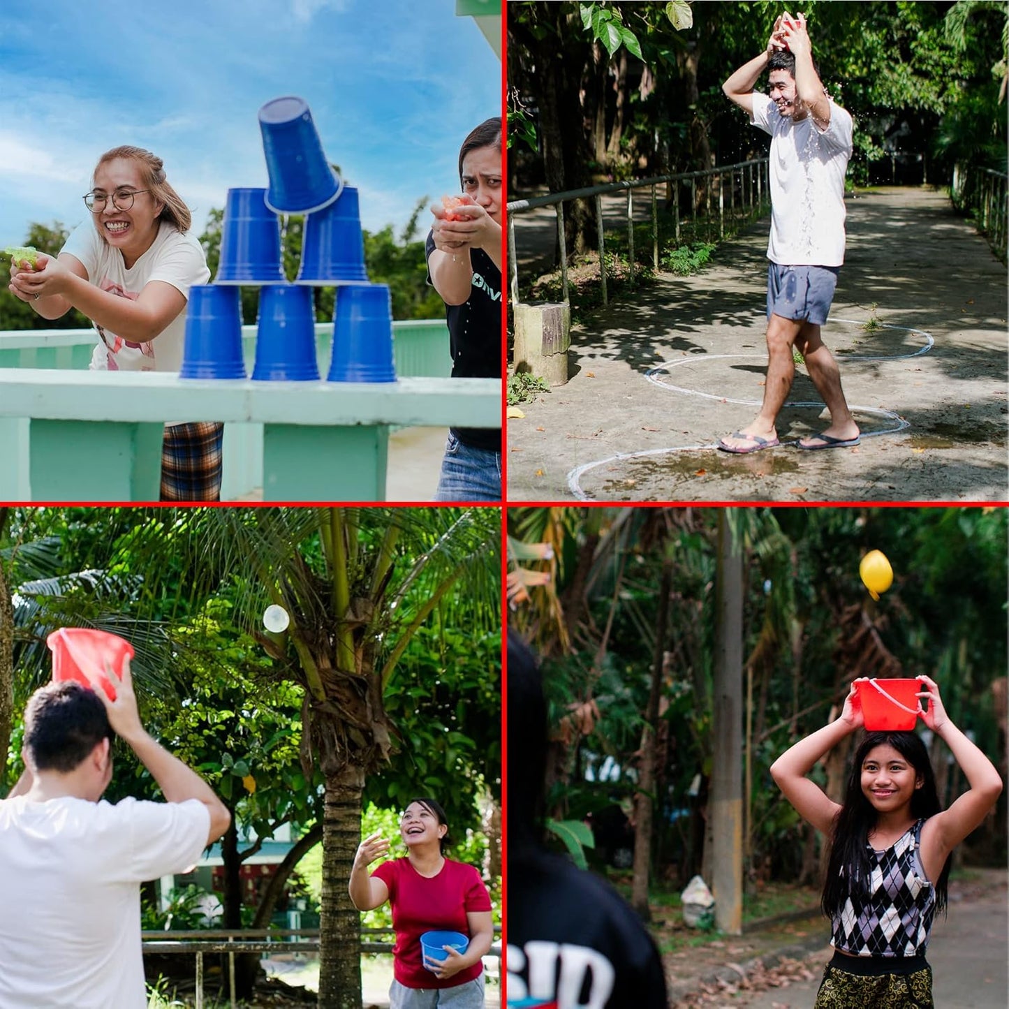 Funwares Minute of Fun Game - Minute to Win It Games for Kids, Adults, Teens, Families, Game Night, Gift for Home, Birthdays, or Travel. 2-12 Players! Outdoor - 272 Challenges