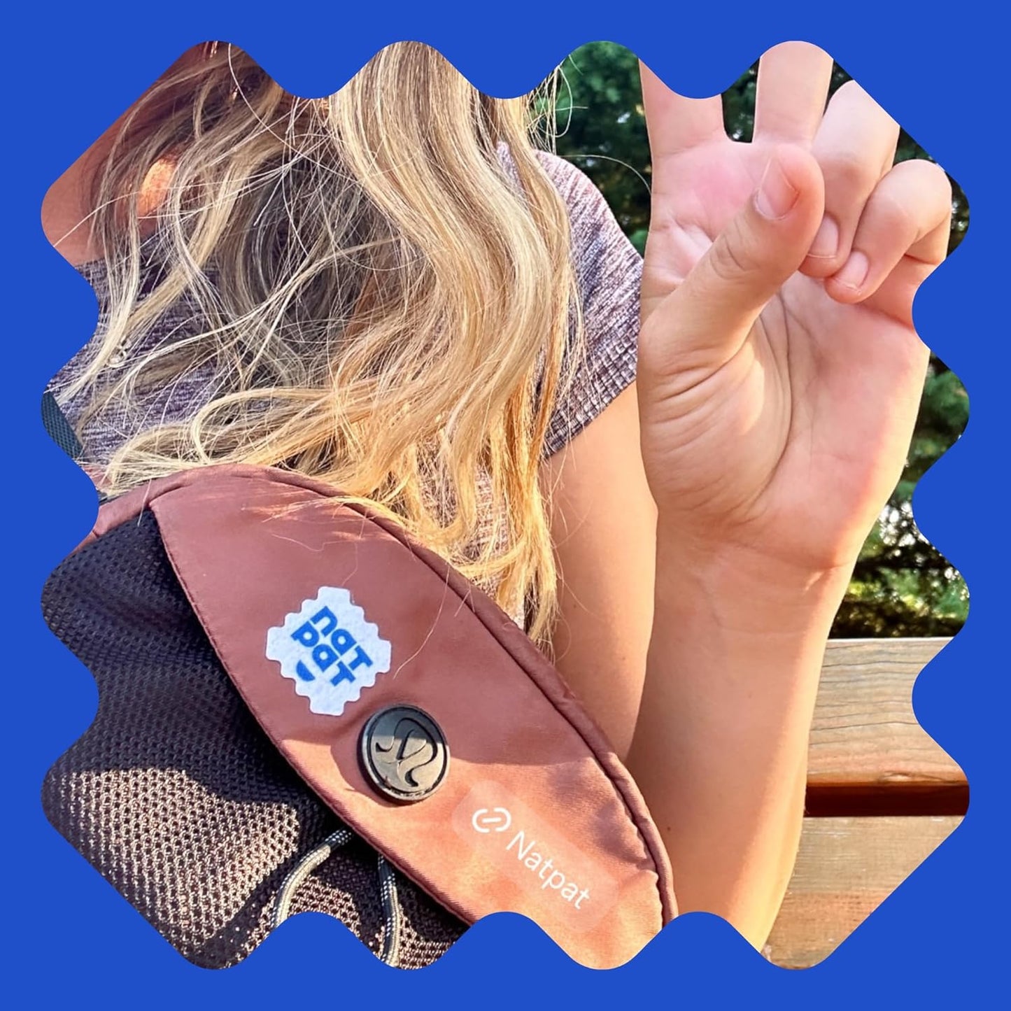 NATPAT BuzzPatch Mosquito Patches for Adults - Plant-Based Mosquito Patches, Non Toxic - The Original All Natural Citronella Essential Oil Insect Patch(40 Pack)