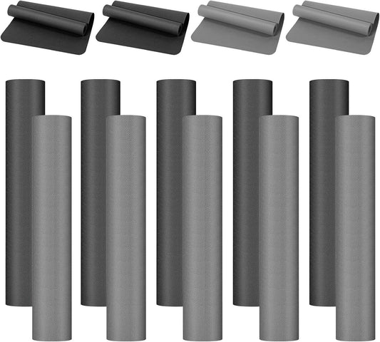 10 Pack Yoga Mats Bulk, 68'' x 24'' x 4mm Thick Yoga Mats for Kids and Adult Gym Mats Bundle Latex Free Exercise Mats with Non Slip Texture for Outdoor Yoga, Pilates or Workout