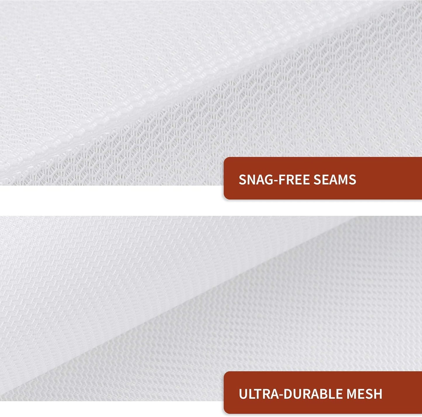 Mesh Laundry Bag for Delicates, Wash Bag for Underwear and Lingerie, Makeup Organizer Bag (1 Large, 2 Medium, 2 Small)